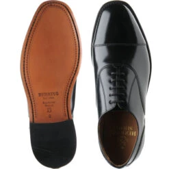 Newcastle Oxfords -Fashion Shoe Shop herring newcastle in black polished 3