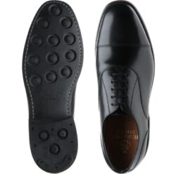 Newcastlerubber-soled Oxfords -Fashion Shoe Shop herring newcastle rubber in black calf 3