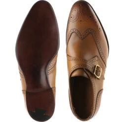 Philip II Monk Shoes -Fashion Shoe Shop herring philip ii in chestnut calf 3
