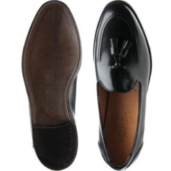 Picasso Tasselled Loafers -Fashion Shoe Shop herring picasso in black calf 3