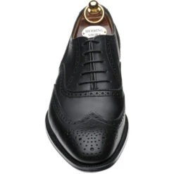 Regent Brogues -Fashion Shoe Shop herring regent in black calf 2
