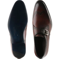 Roche Monk Shoes -Fashion Shoe Shop herring roche in rosewood calf 3
