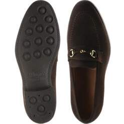 Saimaa Loafers -Fashion Shoe Shop herring saimaa in dark brown suede 3