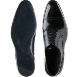 Sloane Semi-brogues -Fashion Shoe Shop herring sloane in black calf 3