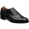 Trent Brogues -Fashion Shoe Shop herring trent in black calf 1
