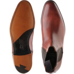 Wilson Chelsea Boots -Fashion Shoe Shop herring wilson in dark leaf calf 3