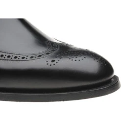 Wyerubber-soled Brogue Chelsea Boots -Fashion Shoe Shop herring wye rubber in black calf 5