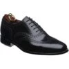 Loake 202 Brogues 1 Loake 202 Brogues -Fashion Shoe Shop loake 202 in black polished 1