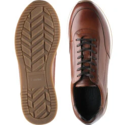 Loake Bannister Rubber-soled Trainers -Fashion Shoe Shop loake bannister in cedar calf 3