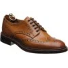 Loake Chesterrubber-soled Brogues -Fashion Shoe Shop loake chester rubber in tan calf 1