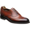 Loake Hepworth Hybrid-soled Brogues -Fashion Shoe Shop loake hepworth in chestnut calf 1