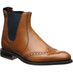 Loake Hoskins Rubber-soled Brogue Boots