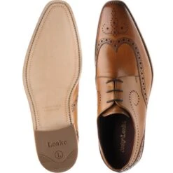 Loake Kruger Brogues 7 Loake Kruger Brogues -Fashion Shoe Shop loake kruger in tan calf 3