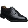 Loake Royal Brogues -Fashion Shoe Shop loake royal in black polished 1