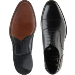 Loake Stonegate Oxfords -Fashion Shoe Shop loake stonegate in carbon black calf 3
