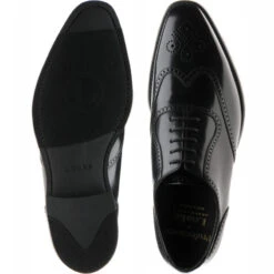 Loake Tay Rubber-soled Brogues 7 Loake Tay Rubber-soled Brogues -Fashion Shoe Shop loake tay in black polished 3