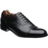 Loake Woodstock Semi-brogues -Fashion Shoe Shop loake woodstock in black calf and polished 1