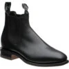 Comfort Craftsman Rubber-soled Chelsea Boots 2 Comfort Craftsman Rubber-soled Chelsea Boots -Fashion Shoe Shop rm williams comfort craftsman in black calf 1