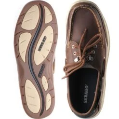 Sebago Clovehitch Rubber-soled Deck Shoes -Fashion Shoe Shop sebago clovehitch in walnut 3