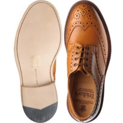 Bourton Brogues -Fashion Shoe Shop trickers bourton in acorn calf 3