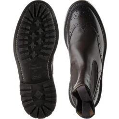 Henry Rubber-soled Brogue Boots -Fashion Shoe Shop trickers henry in espresso calf 3