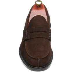 James Loafers -Fashion Shoe Shop trickers james in chocolate suede 2