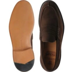 James Loafers -Fashion Shoe Shop trickers james in chocolate suede 3