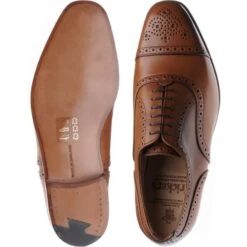 Kensington Semi-brogues -Fashion Shoe Shop trickers kensington in beechnut calf 3