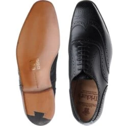 Piccadilly Brogues 7 Piccadilly Brogues -Fashion Shoe Shop trickers piccadilly in black calf 3