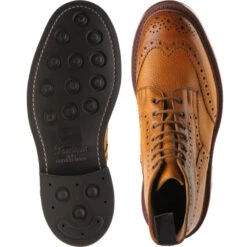 Stowrubber-soled Brogue Boots 7 Stowrubber-soled Brogue Boots -Fashion Shoe Shop trickers stow rubber in acorn muflone 3